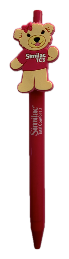 Custom Character Topper Pen - Similac TC3 Bear